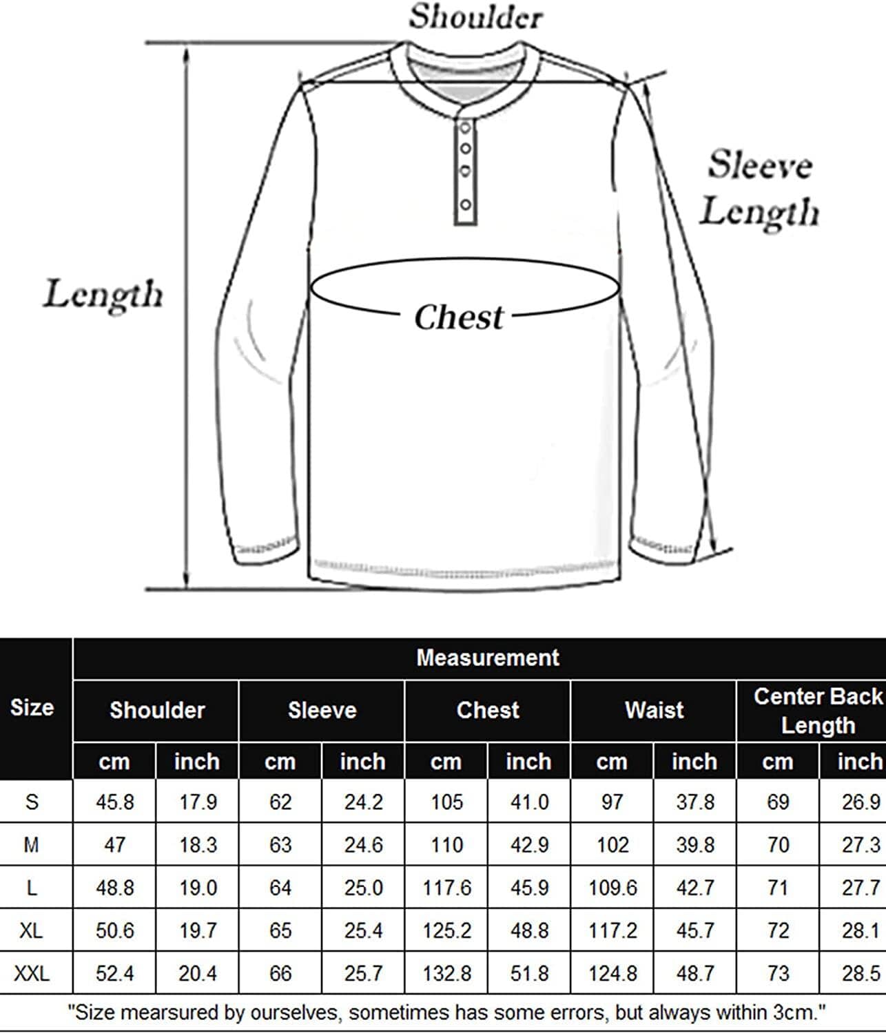 Basic Waffle Pullover Long Sleeve T-Shirt (US Only) T-Shirt Coofandy's
