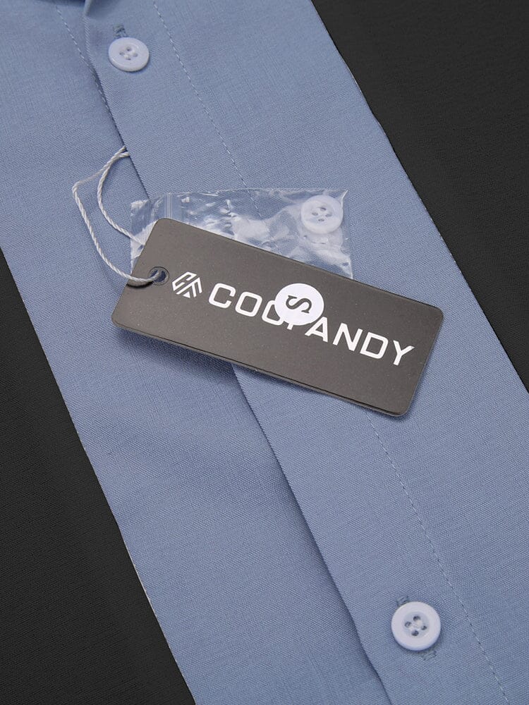 Casual Breathable Splicing Shirt (US Only) Shirts coofandy