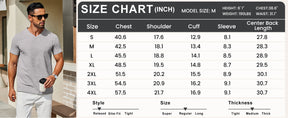 COOFANDY Men's T Shirts Short Sleeve Classic V Neck T-Shirt Casual Summer Basic Tee Shirt