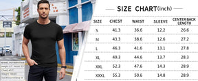 COOFANDY Men's 3 Pack Workout T Shirts Short Sleeve Gym Bodybuilding Muscle Shirt Base Layer Fitness Tee Tops