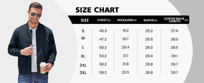 COOFANDY Men's Lightweight Bomber Jackets Casual Spring Fall Windbreaker Jacket Light Zip Up Coat With Pocket