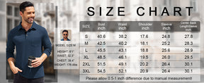 COOFANDY Men's Long Sleeve Polo Shirt Casual Dress Button Polo T Shirt with Pocket Basic Lightweight Collared Golf Shirt