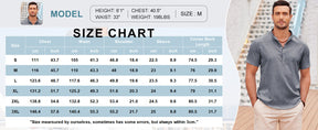 COOFANDY Men's Casual Cotton Shirts Band Collar Long Sleeve Beach Hippie T Shirts