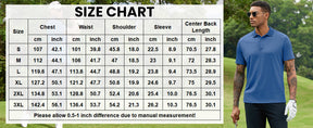 COOFANDY Men Polo Shirts Short Sleeve Quick Drying Athletic Collared Golf Shirts Moisture Wicking Tees