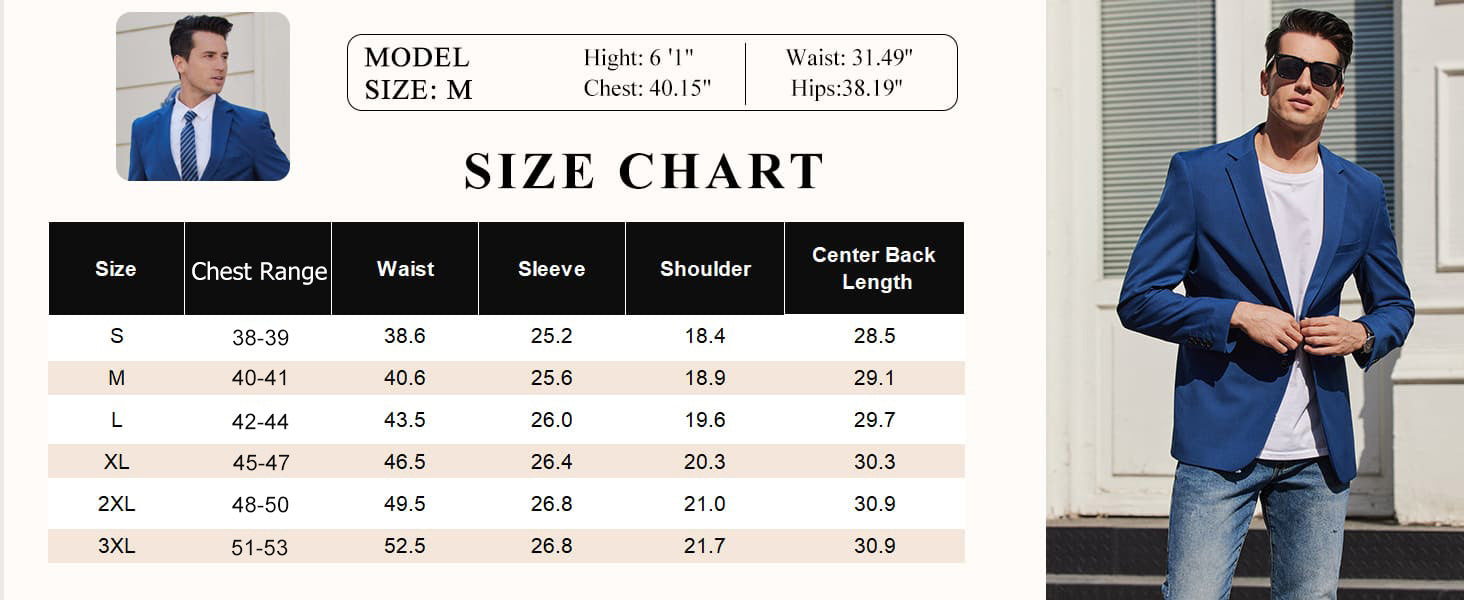 COOFANDY Mens Casual Sport Coat Regular Fit Lightweight Blazers Jacket Two Button Business Suit Jackets