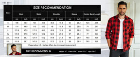 COOFANDY Men's Flannel Plaid Shirts Long Sleeve Button Down Shirts Casual Fall Shirt Jacket