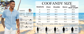 COOFANDY Mens Knit Button Down Shirts Casual Textured Polo Shirt Short Sleeve Vintage Summer Beach Tops
