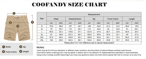 COOFANDY Men's Linen Shorts Casual Elastic Waist Drawstring Summer Beach Shorts