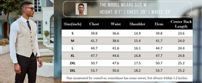 COOFANDY Men's Suit Vests Slim Fit Waistcoat Notch Lapel Casual Formal Vest