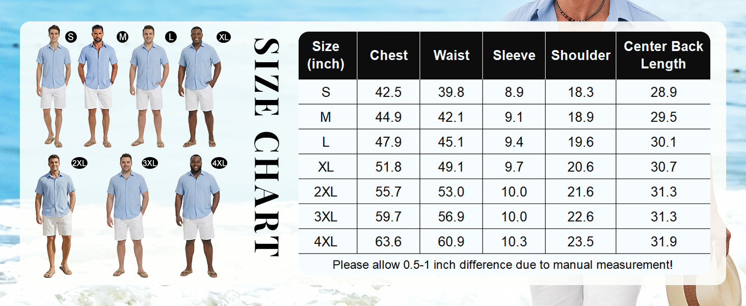 COOFANDY Mens Button Down Shirts Short Sleeve Shirt Casual Summer Beach Textured Shirts with Pocket