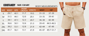 COOFANDY Mens Casual Linen Shorts Elastic Waist Drawstring Loose Fit Summer Beach Vacation Shorts with Pockets