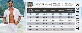 COOFANDY Mens Button Down Shirt Short Sleeve Casual Linen Shirts Summer Beach Wedding Shirts