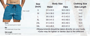 COOFANDY Men's Swim Trunks Quick Dry Board Shorts Swimsuit Swimwear Bathing Suit