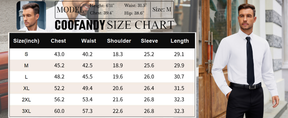 COOFANDY Mens Dress Shirts Long Sleeve Wrinkle Free Button Down Shirts Formal Business Shirt