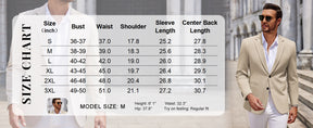 COOFANDY Men's Casual Knit Blazer Two Button Lightweight Sport Coats Suit Jacket