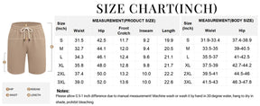 COOFANDY Mens Casual Shorts Cotton Elastic Waist Shorts Drawstring Summer Beach Shorts