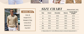 COOFANDY Mens Knit Polo Sweater Long Sleeve Polos Lightweight Casual Dress Pullover Sweaters