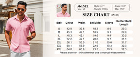 COOFANDY Mens Short Sleeve Button Down Shirts Casual Dress Shirts for Men Summer Untucked Shirts with Pocket