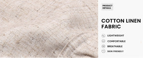 COOFANDY Men's Linen Shorts Casual Elastic Waist Drawstring Summer Beach Shorts