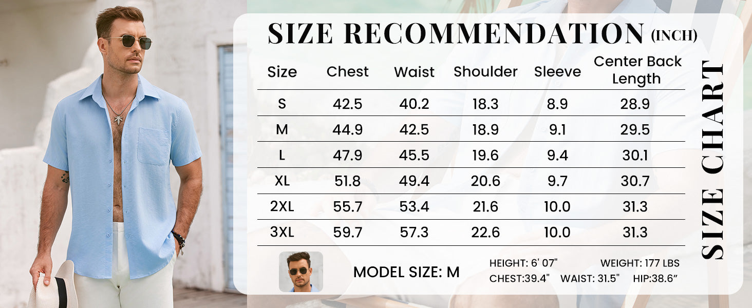 COOFANDY Mens Button Down Shirts Lightweight Breathable Short Sleeve Shirt Summer Beach Top