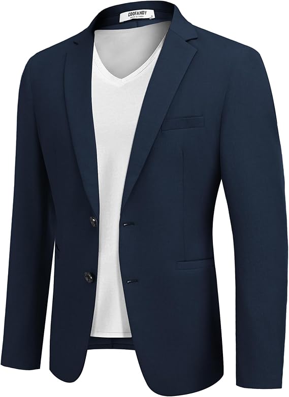COOFANDY Mens Casual Sport Coat Regular Fit Lightweight Blazers Jacket Two Button Business Suit Jackets