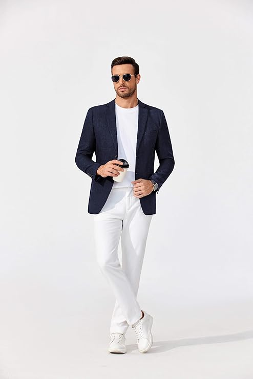 COOFANDY Men's Blazer Casual Sport Coats Two Buttons Lightweight Suit Jacket