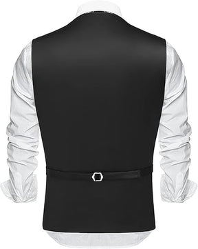 COOFANDY Men's Business Suit Vest Casual Dress Vest Slim Fit Formal Waistcoat