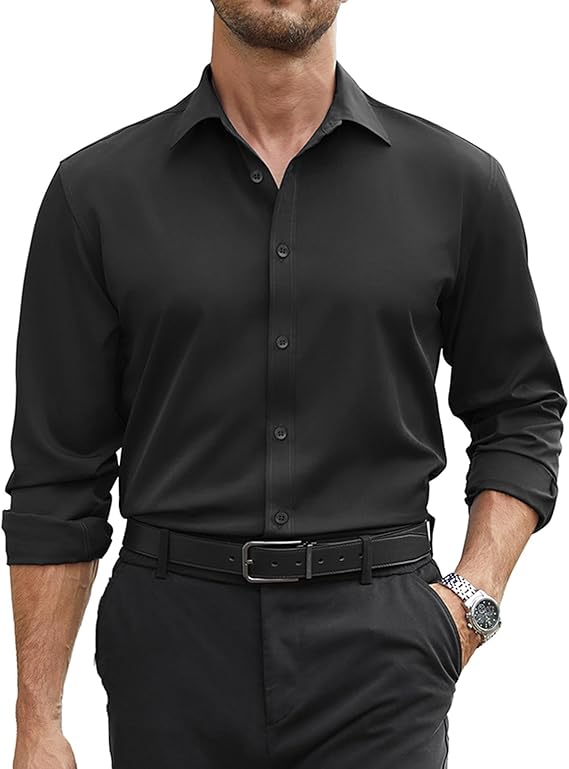 COOFANDY Dress Shirts Regular Fit Button Down Shirt