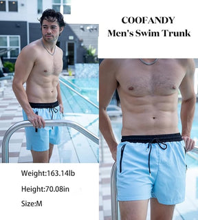 COOFANDY Men's Swim Trunk Swimwear Bathing Suit Swimsuit Board Beach Sport Short