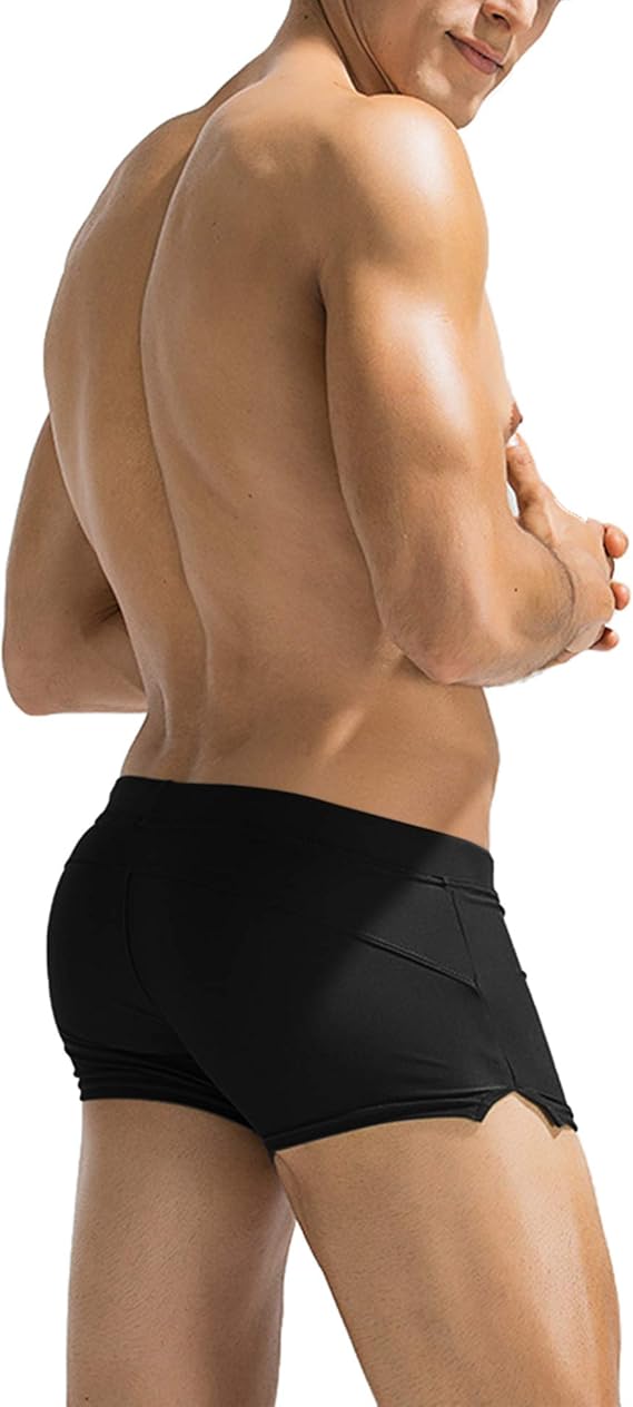 COOFANDY Mens Swim Trunks Swimwear Bathing Suit Swim Brief Square Leg Board Short