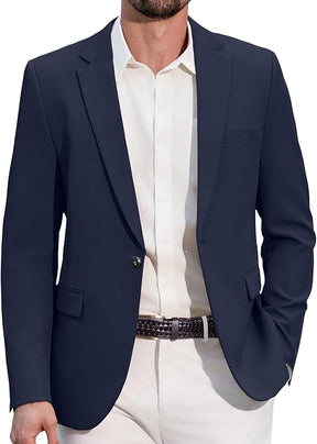 COOFANDY Men's Casual Blazer Slim Fit Lightweight Sport Coats One Button Suit Jacket Dress Blazer Jackets