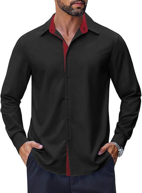 COOFANDY Men's Long Sleeve Wrinkle Free Dress Shirts Business Casual Button Down Shirt