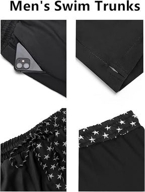 COOFANDY Men's Swim Trunks Quick Dry Board Shorts Swimsuit Swimwear Bathing Suit