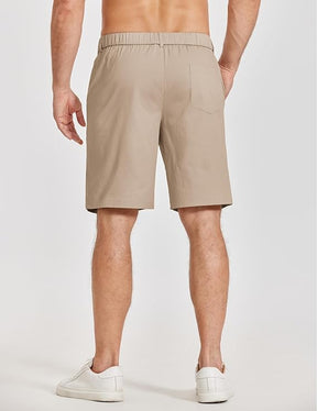 COOFANDY Mens Casual Shorts Classic Fit Chino Dress Shorts Lighweight Stretch Flat Front Golf Shorts with Pockets