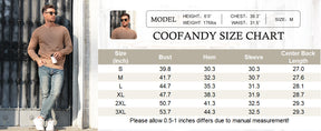 COOFANDY Mens Sweater Crewneck Pullover Long Sleeve Lightweight Sweater Plain Knit Silm Fit