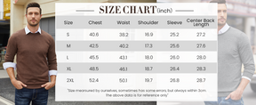 COOFANDY Men's Dress Crew Neck Sweater Lightweight Sweatshirts Knitted Pullover Casual Fashion Long Sleeve Sweater