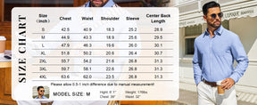 COOFANDY Mens Long Sleeve Button Down Shirt Casual Untucked Shirts for Men Oxford Dress Shirts