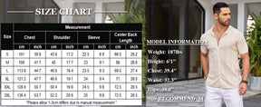 COOFANDY Men's Knit Shirts Short Sleeve Button Down Polo Shirt Fashion Casual Summer Beach Shirts