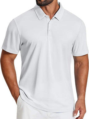 COOFANDY Mens Polo Shirts Short Sleeve Golf Shirt Moisture Wicking Quick Dry Collared Performance Polo Shirts for Men