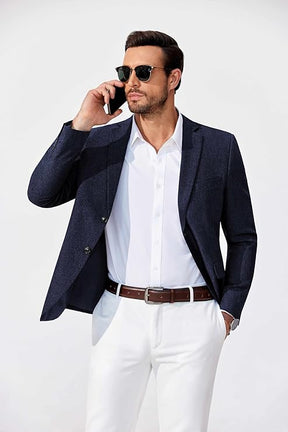 COOFANDY Men's Blazer Casual Sport Coats Two Buttons Lightweight Suit Jacket