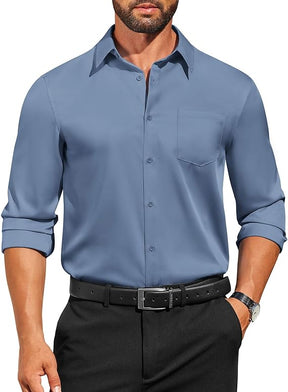 COOFANDY Mens Dress Shirts Long Sleeve Business Casual Button Down Shirts Regular Fit Formal Shirts