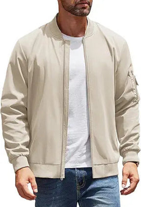 COOFANDY Men's Lightweight Bomber Jackets Casual Spring Fall Windbreaker Jacket Light Zip Up Coat With Pocket
