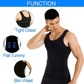 COOFANDY Men's Compression Tank Top Slimming Body Shaper Sleeveless Undershirt