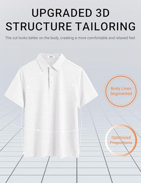 COOFANDY Mens Polo Shirts Short Sleeve Casual Summer Polo Tee Classic Collared Golf Stylish Tops