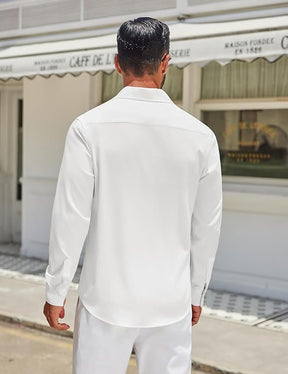 COOFANDY Men's Long Sleeve Button Down Regular Fit Dress Shirt