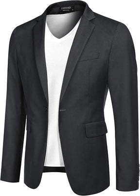 COOFANDY Mens Sport Coat Casual Blazer One Button Business Suit Jacket