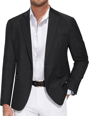 COOFANDY Men's Casual Blazer One Button Sport Coat Slim Fit Lightweight Suit Blazer Jacket