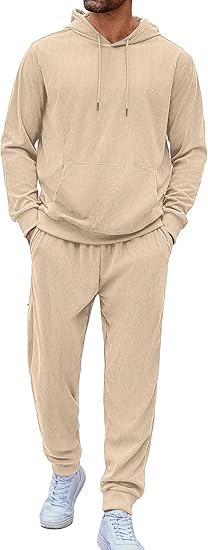 COOFANDY Men's Tracksuit 2 Piece Set Hoodie Sweatsuits Athletic Jogging Suits Casual Sports Outfits