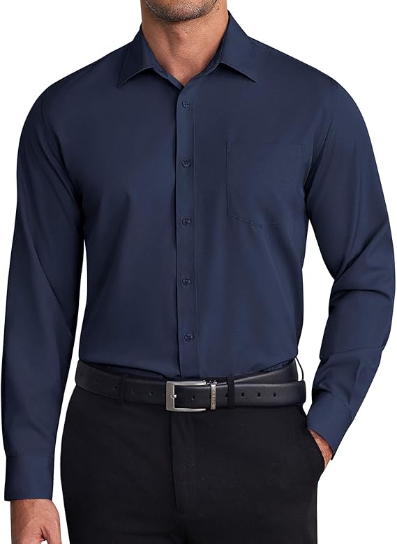 COOFANDY Dress Shirts Wrinkle Free Long Sleeve Button Down Shirt Business Shirts