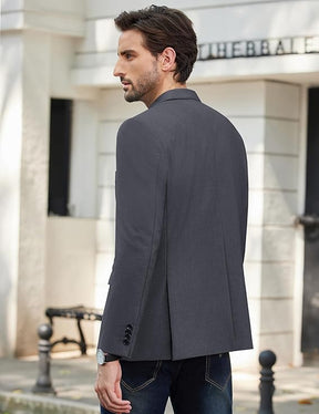 COOFANDY Mens Causal Blazer Two Button Suit Jackets Lightweight Slim Fit Sports Coats